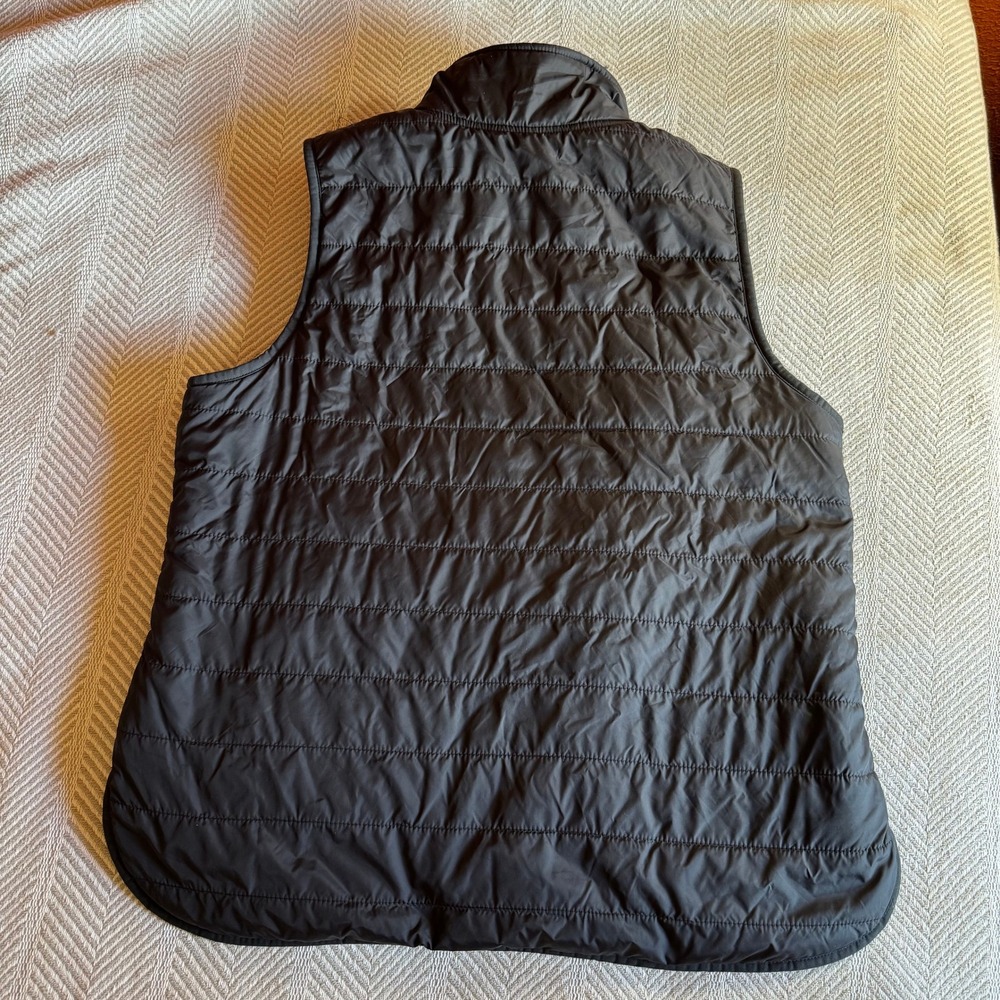Carhartt Amoret Reversible Vest Womens XL Black Quilted Sherpa Fleece Lined - Picture 2 of 10